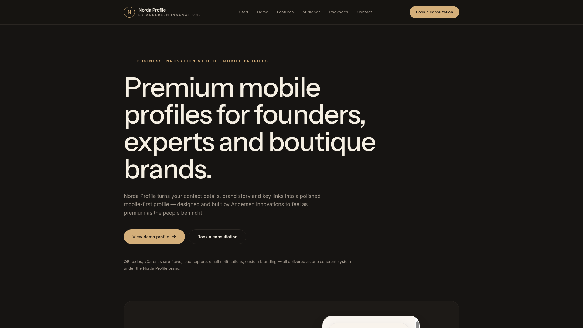 Norda Profile — pulpit